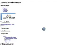 Sites similar to stadtbuecherei-geislingen.de