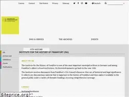 Sites similar to stadtgeschichte-ffm.de