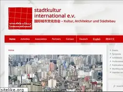 Sites similar to stadtkultur-international.net