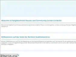 Sites similar to stadtteilzentren.de