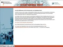 Sites similar to stadtumbauwest.de