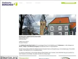 Sites similar to stadtwerke-burscheid.de