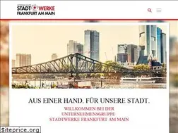 Sites similar to stadtwerke-frankfurt.de
