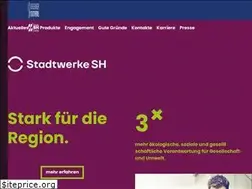 Sites similar to stadtwerke-sh.de