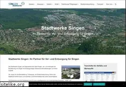 Sites similar to stadtwerke-singen.de