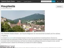 Sites similar to stadtwiki-baden-baden.de