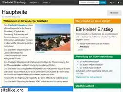 Sites similar to stadtwiki-strausberg.de