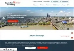 Sites similar to staedtetag.de