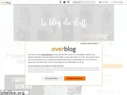 Sites similar to staff-fr.over-blog.com