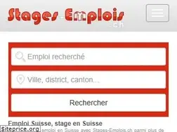 Sites similar to stages-emplois.ch
