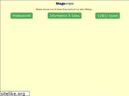 Sites similar to stagescripts.com