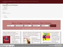 Sites similar to stagesetcoursdemusique.com