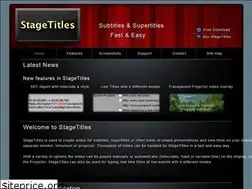 Sites similar to stagetitles.com
