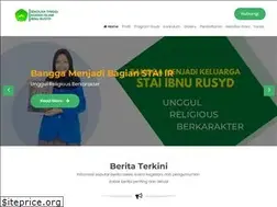 Sites similar to stai-ibnurusyd.ac.id