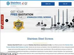 Sites similar to stainlesssteelscrews.in