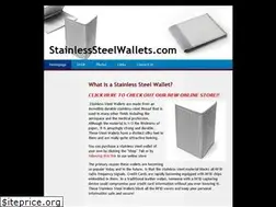 Sites similar to stainlesssteelwallets.com