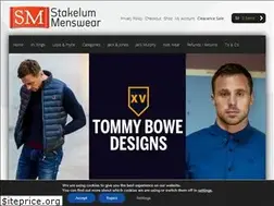 Sites similar to stakelummenswear.com