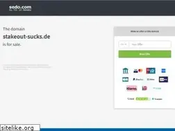 Sites similar to stakeout-sucks.de