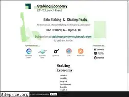 Sites similar to stakingeconomy.substack.com