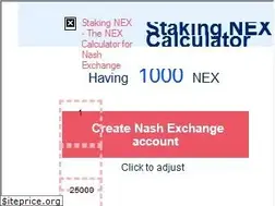 Sites similar to stakingnex.io