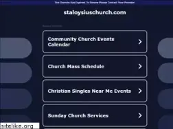 Sites similar to staloysiuschurch.com