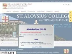 Sites similar to staloysiuscollege.ac.in
