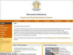 Sites similar to stammzellen-debatte.de