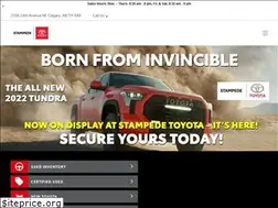 Sites similar to stampedetoyotacalgary.com