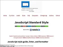 Sites similar to standardjs.com