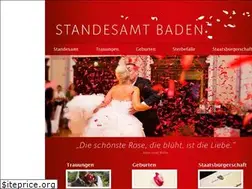 Sites similar to standesamt-baden.at