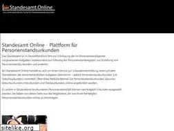 Sites similar to standesamt.online