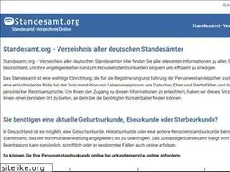 Sites similar to standesamt.org