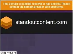 Sites similar to standoutcontent.com