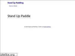 Sites similar to standuppaddling.it