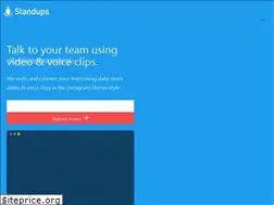 Sites similar to standups.io