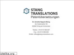 Sites similar to stang-translations.com
