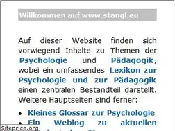 Sites similar to stangl.eu