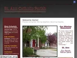 Sites similar to stannecatholicparish.com
