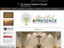 Sites similar to stannechurchbethlehem.org
