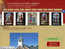 Sites similar to stanthonyfitchburg.net