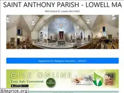 Sites similar to stanthonylowell.org
