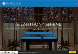 Sites similar to stanthonyshrine.org