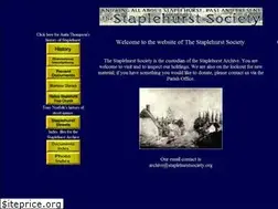 Sites similar to staplehurstsociety.org