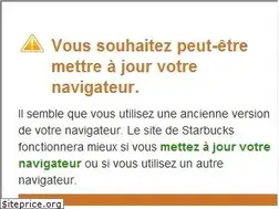 Sites similar to starbucks.fr