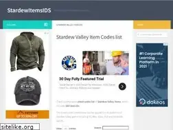 Sites similar to stardewitemsids.com