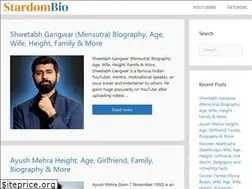Sites similar to stardombio.com