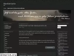 Sites similar to stardust-lyrics.de