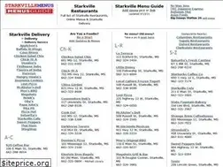 Sites similar to starkvillemenus.com