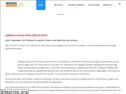 Sites similar to starlight-express-bochum.de