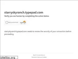 Sites similar to starryskyranch.typepad.com